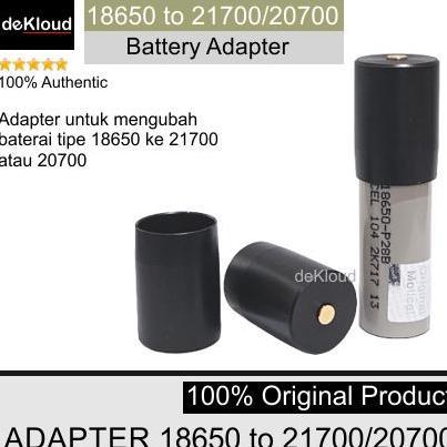 Enju- Baterai Adapter 18650 To 21700 / 20700 | Batre Adaptor Ke Battery Batere