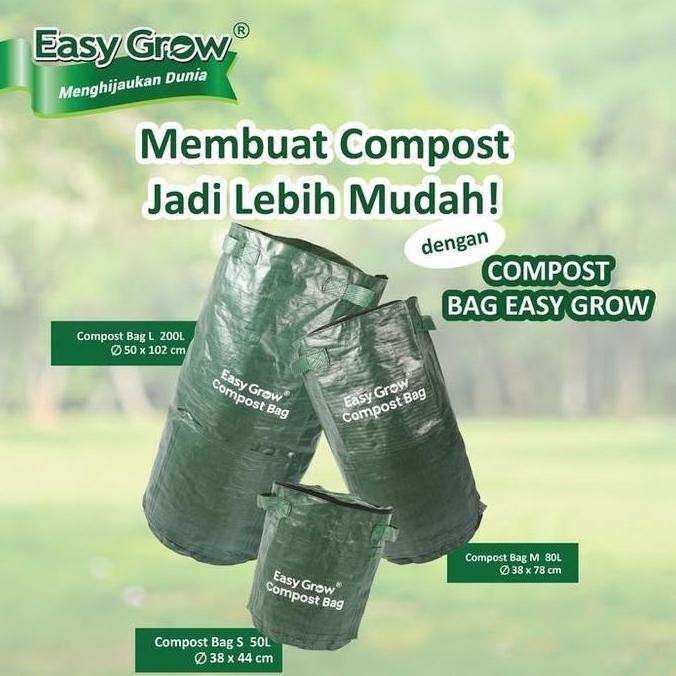 SMALL COMPOST BAG EASY GROW  50 LITER///KOMPOS BAG EASY GROW SMALL 50 LITER///COMPOSTBAG EASY GROW