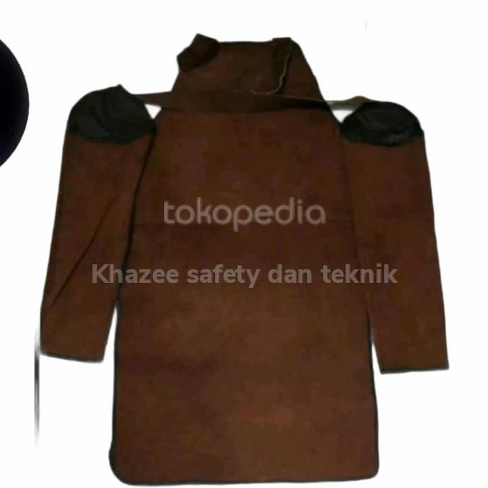 apron welding kulit set / apron las kulit set / apron kulit