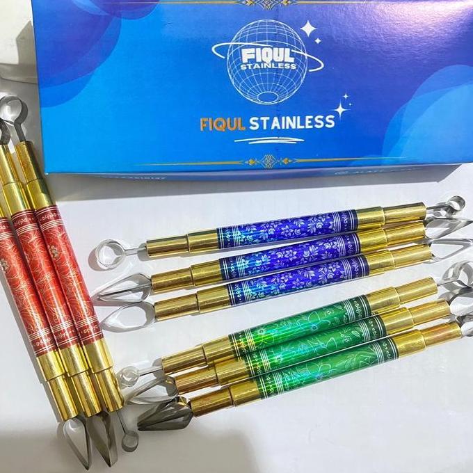 Vabalika_ - Pisau garnish ukir thailook super premium GOLD