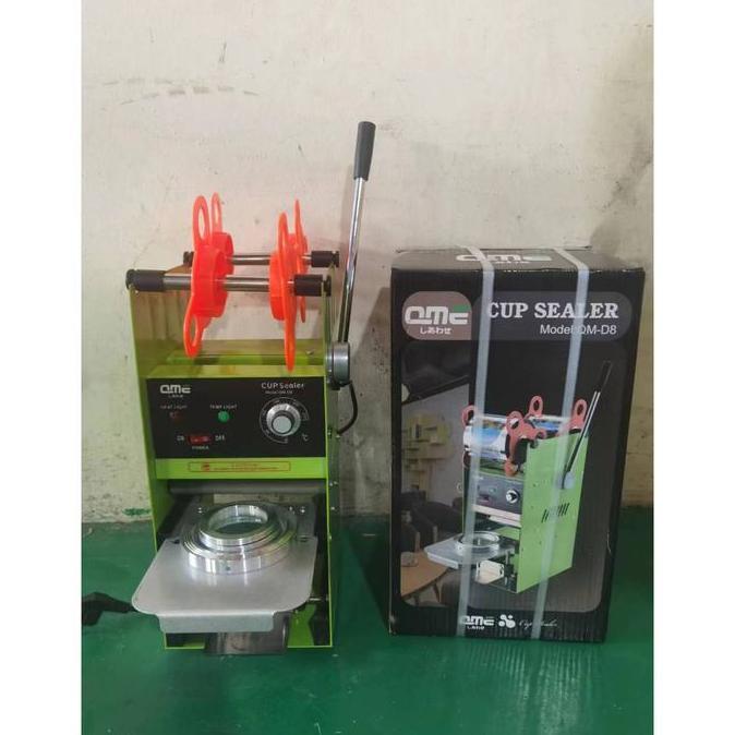 Qme- Qm-D8 Mesin Press Plastik Sel/Cup Sealer (Model Utama) Listrik Merah Vacuum