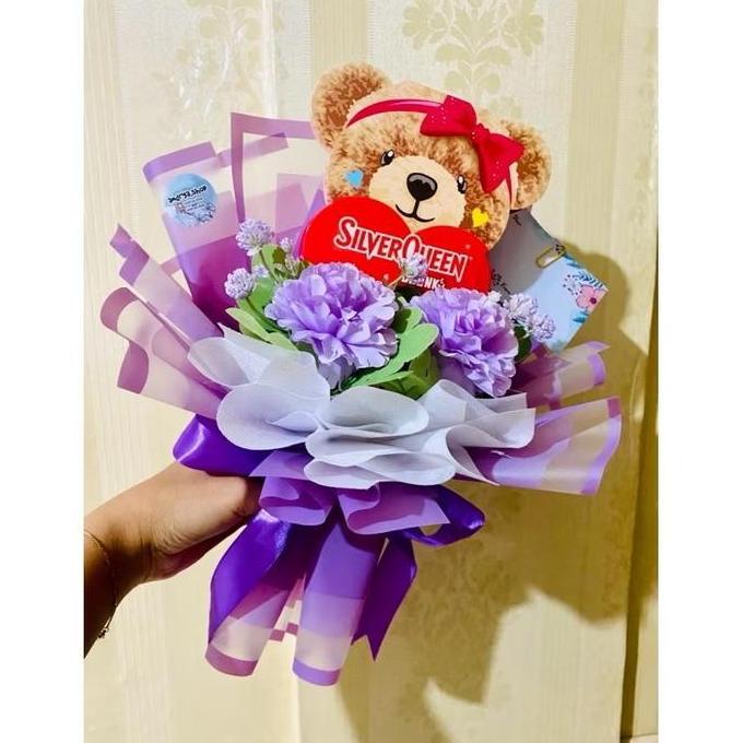 BUKET COKLAT BERUANG SILVERQUEEN GIFT