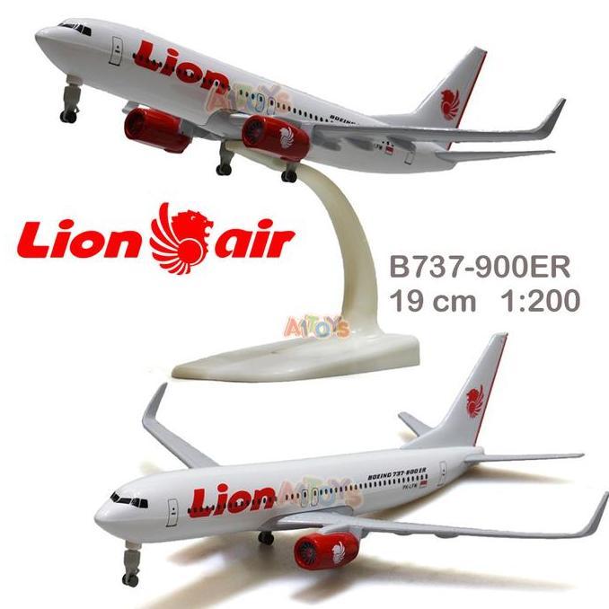 Diecast Pesawat Lion Air Boeing B737-900ER 19 cm 1:200