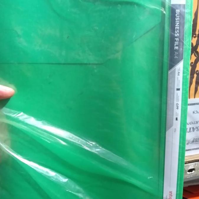 Stack- Inter X Folder Business File A4 Hijau Isi 12