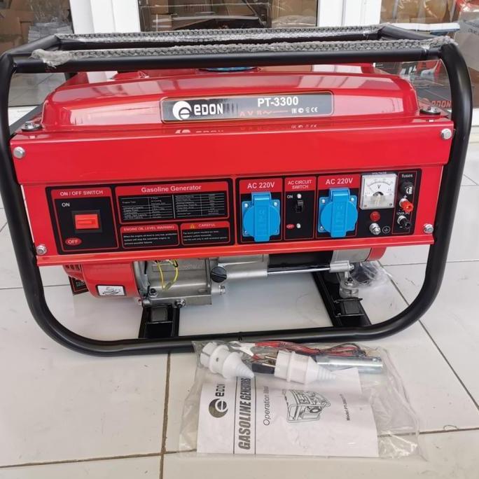 Genset Edon 3000Watt Edon Pt 3300L Gasoline Generator Genset Pt3300