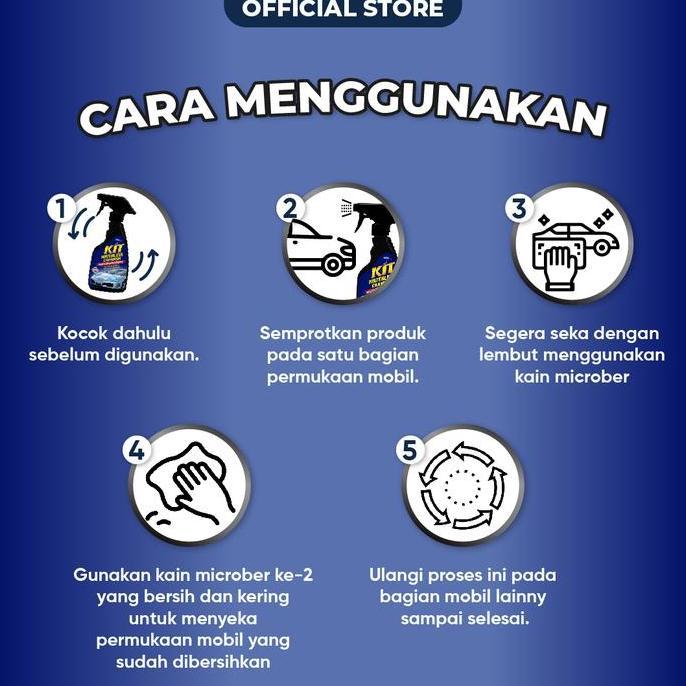 Kit Bundle Waterless Car Wash - Kit Waterless Car Wash Pump 500 Ml & Kit Waterless Car Wash Pouch 50