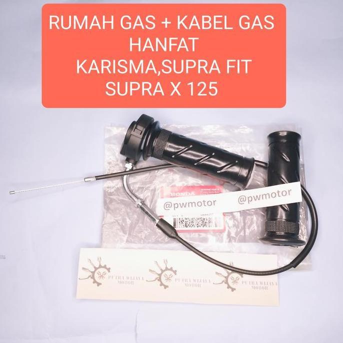 1 Set Kabel Gas Rumah Gas Handgrip Selosong Gas Karisma Supra X 125 La
