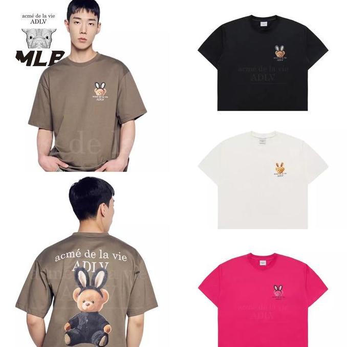 ADLV ACME DE LA VIE RABBIT BEAR TSHIRT ORIGINAL 100% with hidden tag terlaris