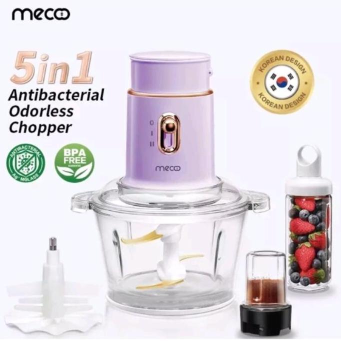 Mecoo Chopper Mecoo Most Aesthetic 5 in 1 Antibacterial Odorless Chopp