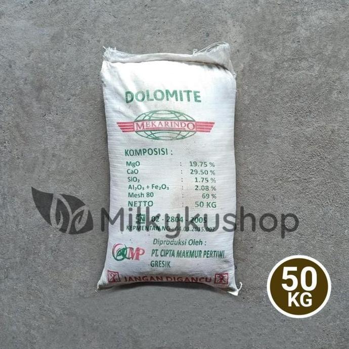 PUPUK DOLOMITE 50 KG KEMASAN PABRIK KAPUR DOLOMIT VIA GOSEND