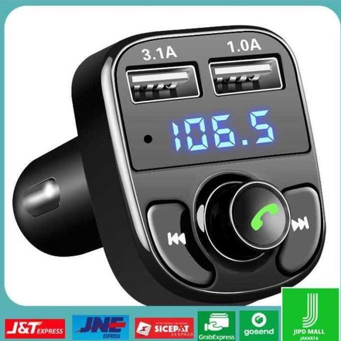 Radio Tape Bluetooth Audio Receiver Fm Transmiter Usb Car Charger Hy82