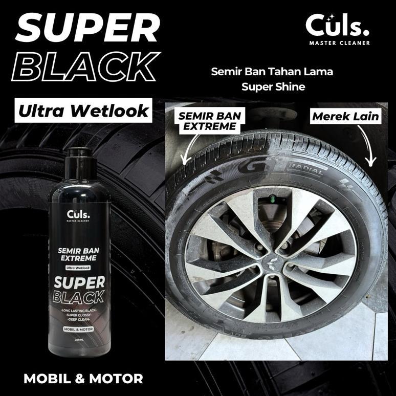Discount Culs Semir Ban Extreme Super Black Ultra Wetlook Untuk Mobil Dan Motor