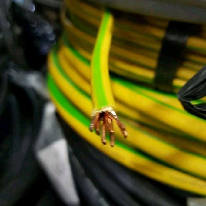 Household - Kabel Grounding 16Mm Kuning Hijau/Kabel Penangkal Petir Grounding 16Mm