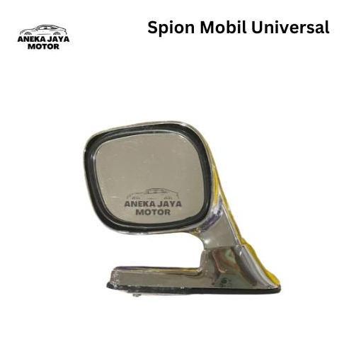 Spion Kap Mesin Mobil Universal Hitam Chrome Spot Mirror Blind Spot Car