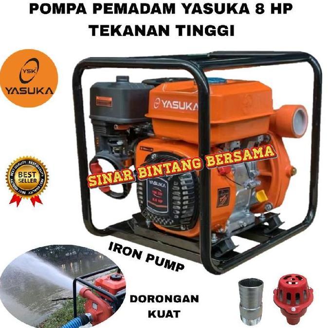 Terlaris Mesin Pompa Pemadam Yasuka 8 Hp Dorongan Kuat Tekanan Tinggi