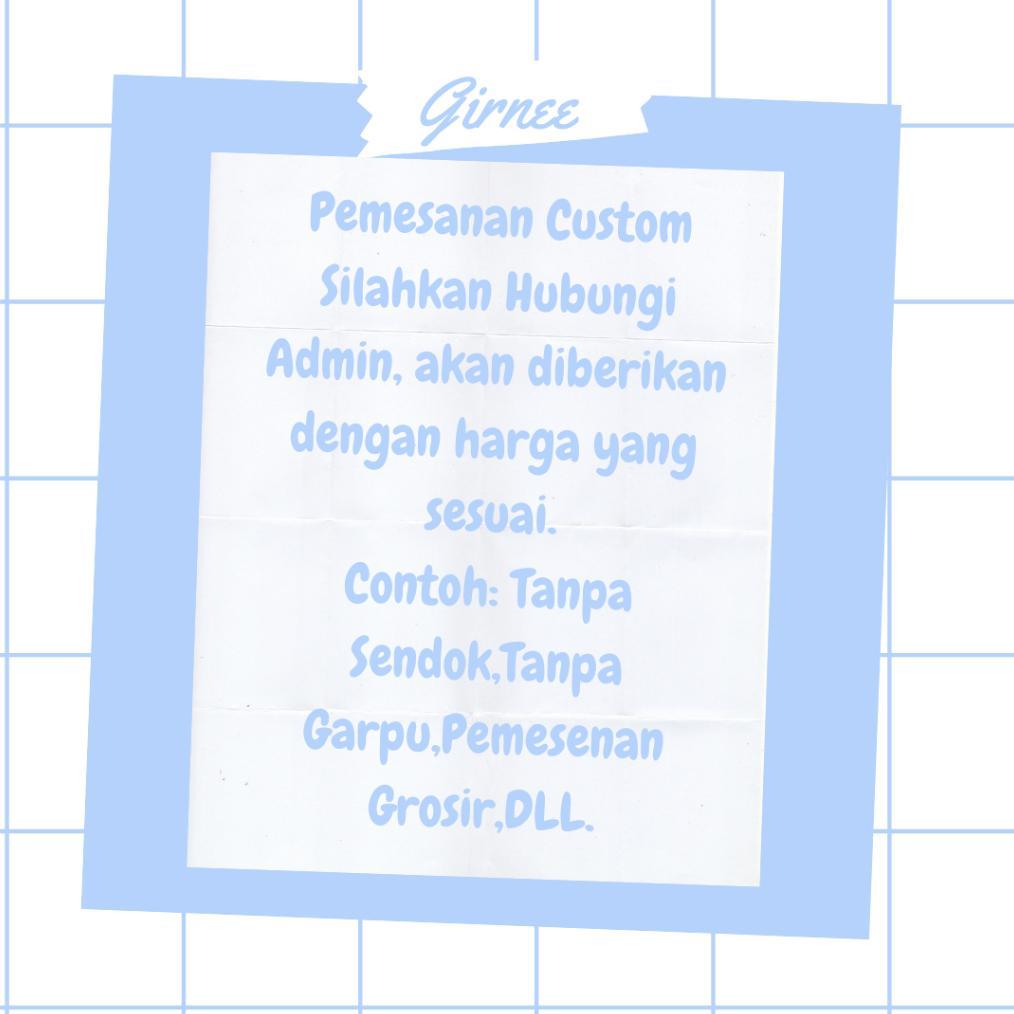 READY STOCK [COD] Set 7 in 1 Alat Makan Korea Tebal Stainless Steel - Korean Cutlery Set - Sendok Su