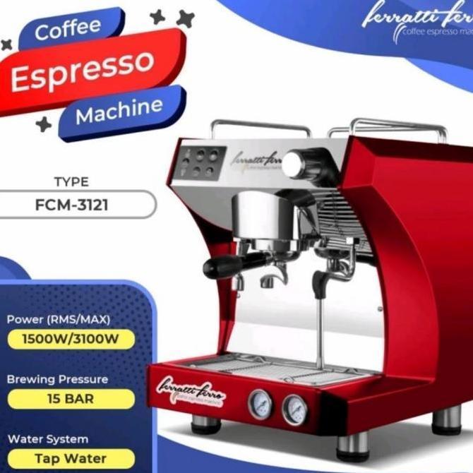 Terlaris Mesin Kopi Espresso Otomatis Ferrati Ferro 3121A