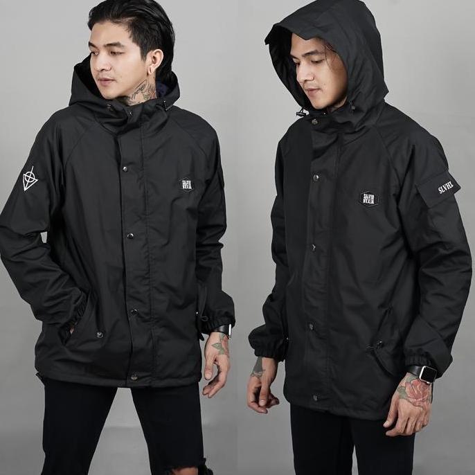 Size L - XXL Jaket Kasual Pria Parasut Distro Simple Keren