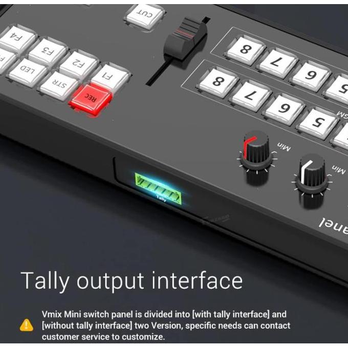 TYST VIDEO vMix Panel Controller support vMix OBS (Tally Version)
