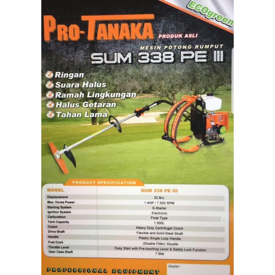 Terlaris Mesin Potong Rumput Pro Tanaka 338