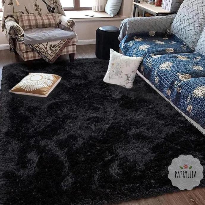 Murah Karpet Bulu Rasfur Karpet Lantai Kasur Bulu 200X150Cm + Busa Tebal