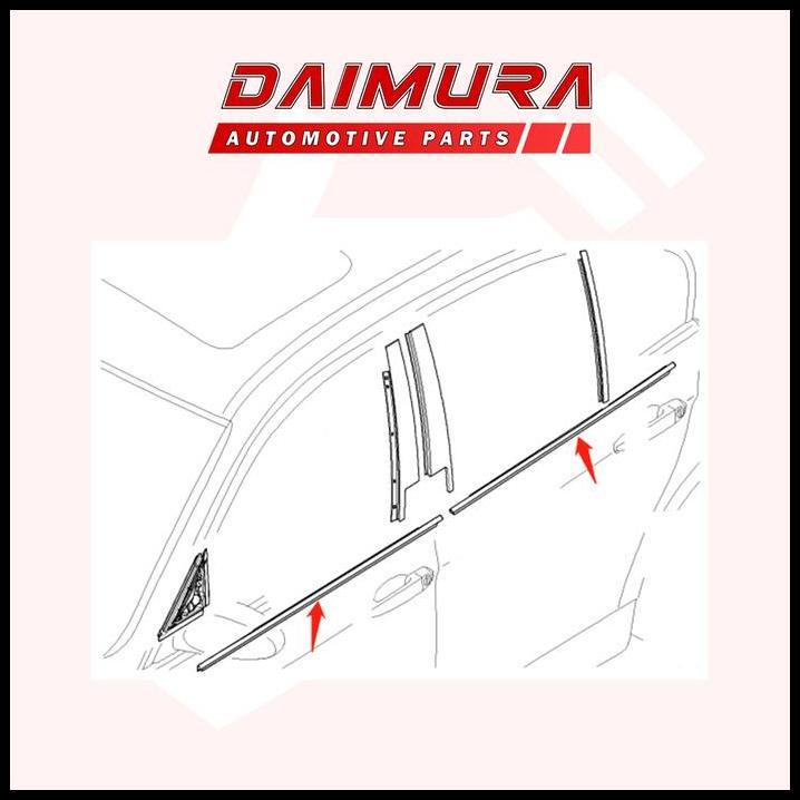 TERBARU PELIPIT LIST LIS KACA WEATHER STRIP PINTU MOBIL CALYA SIGRA 