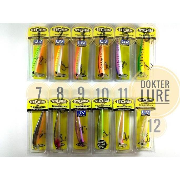 LURE STORM Thunderstick Madflash Series 6gr 9cm Minnow Umpan Casting