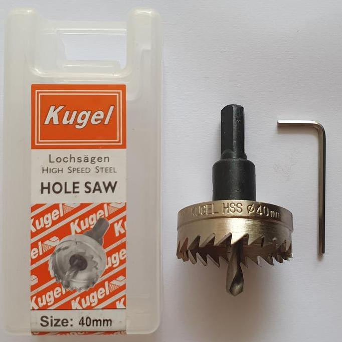 Soon- Kugel Hole Saw Hss 40 Mm - Mata Bor Besi 40 Mm Original