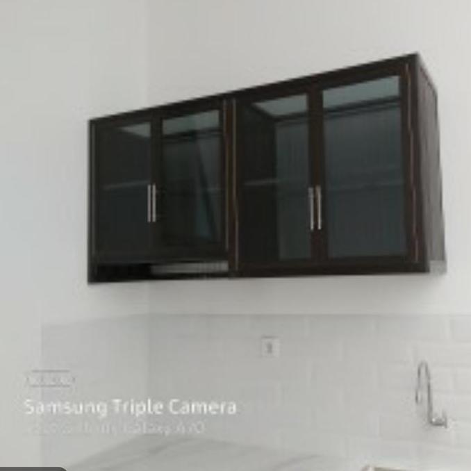 Terlaris Lemari Dapur Gantung Aluminium 4 Pintu/Custom Tempat Cookerhood 150Cm.