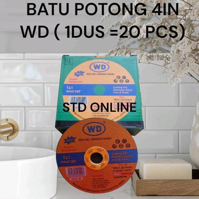 Soon- (Wd 20Pcs ) Batu Potong 4Inch Isi 20Pcs Merk Wd
