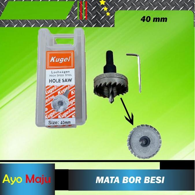 Soon- Hole Saw Besi 40Mm / Holesaw Besi 40Mm / Mata Bor Besi 40Mm Kugel