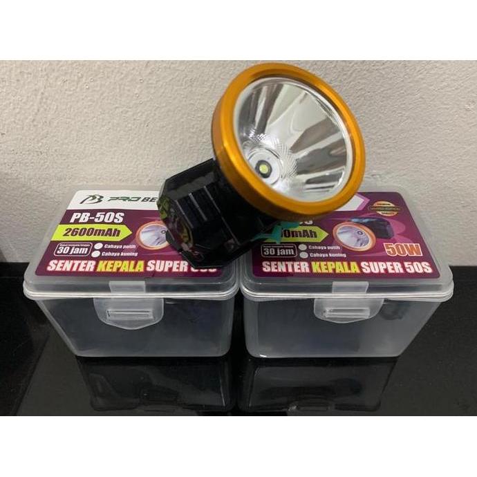 Vandring- [Kbm] Senter Kepala Probest 50 Watt Pb-50S Cahaya Putih