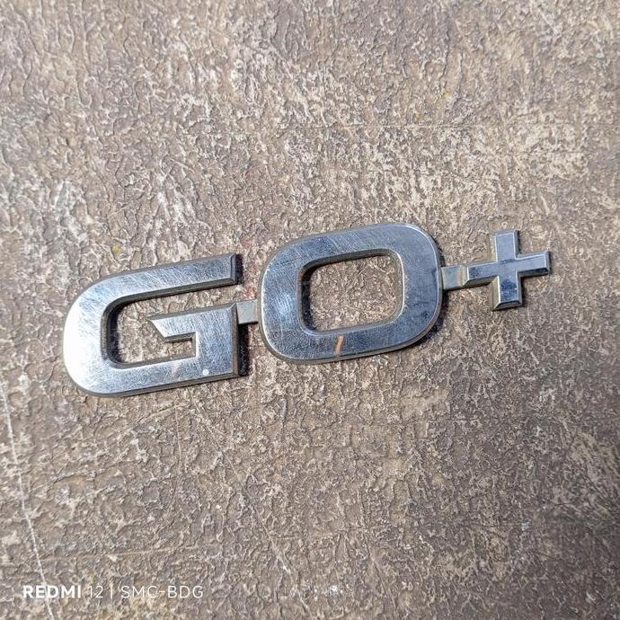LOGO EMBLEM TULISAN GO+  BEKAS DATSUN 2ND
