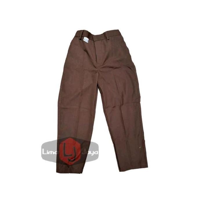 Celana Bawahan Panjang Karet Merah Putih Coklat Pramuka Hijau Dan Hitam Untuk Sd| Kain Ht Dan Famate