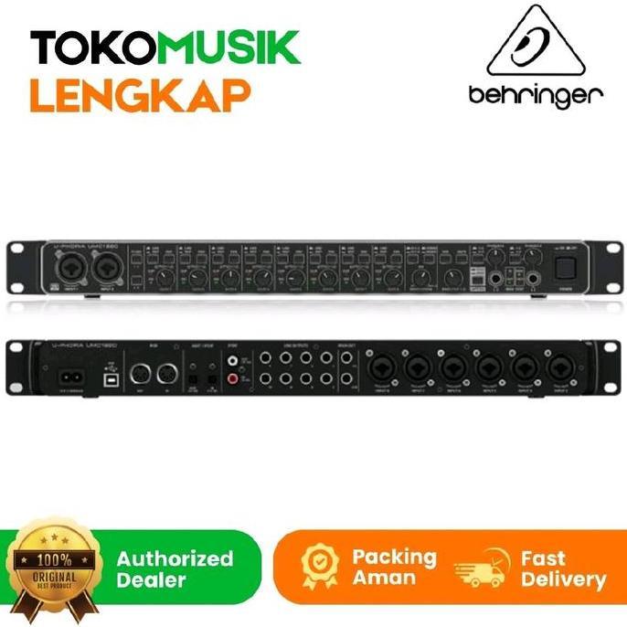 TERMURAH - Soundcard Audio Interface Behringer UMC 1820 Sound Card Behringer UMC1820 Original