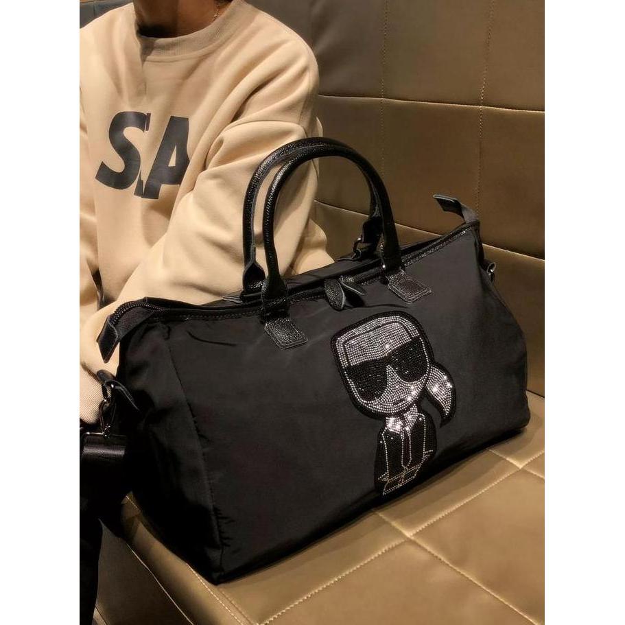 HARGA GROSIR - {NEW ARRIVAL} MOONBAGS Tas Travel Wanita Tas motif manik-manik Tas perjalanan - CK-07