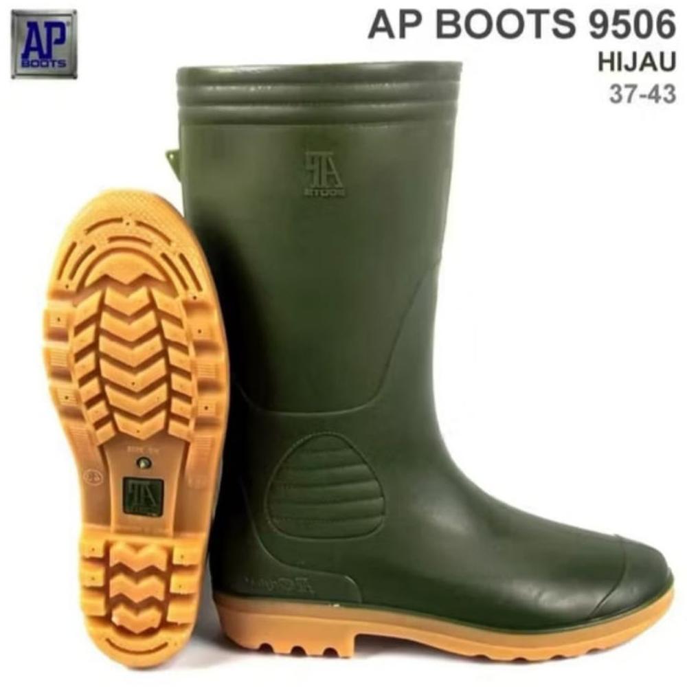 Termurah / Hot Sale Sepatu Ap Boots Orca 9506 Hijau Size 38-43Original Sepatu Boots Pria Sepatu Ap B
