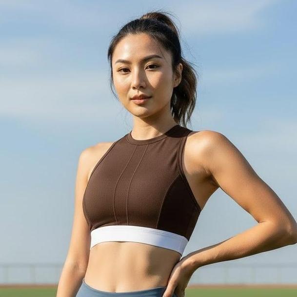 SPESIAL HARI INI - HIKOFIT T4 - Atasan Tanktop Crop Top / Sport Bra Dry fit Untuk Wanita Olahraga Ku