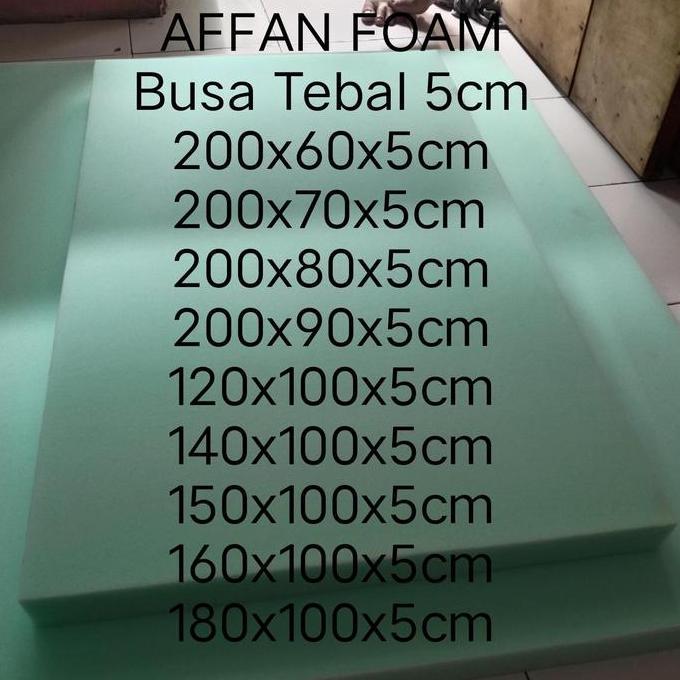 TERMURAH - busa lembaran tebal 5cm kasur