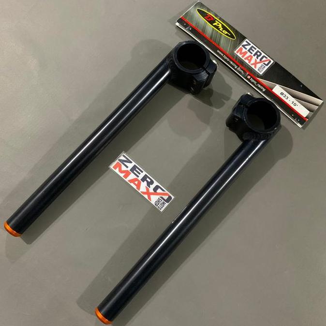 BEBAS ONGKIR - Stang Jepit 33mm 10 Derajat BPRO R15 V2 Old Vixion Scorpio Hitam