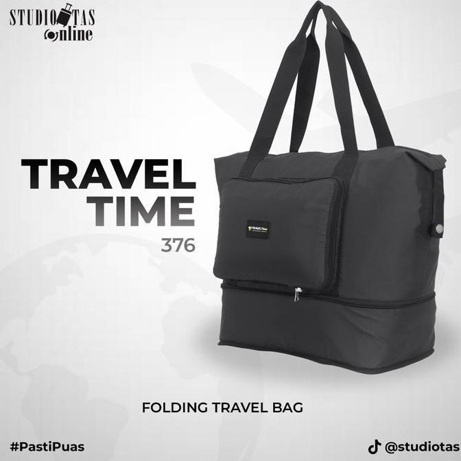 TERMURAH - Tas Travel Lipat - Folding Bag Travel Time 376
