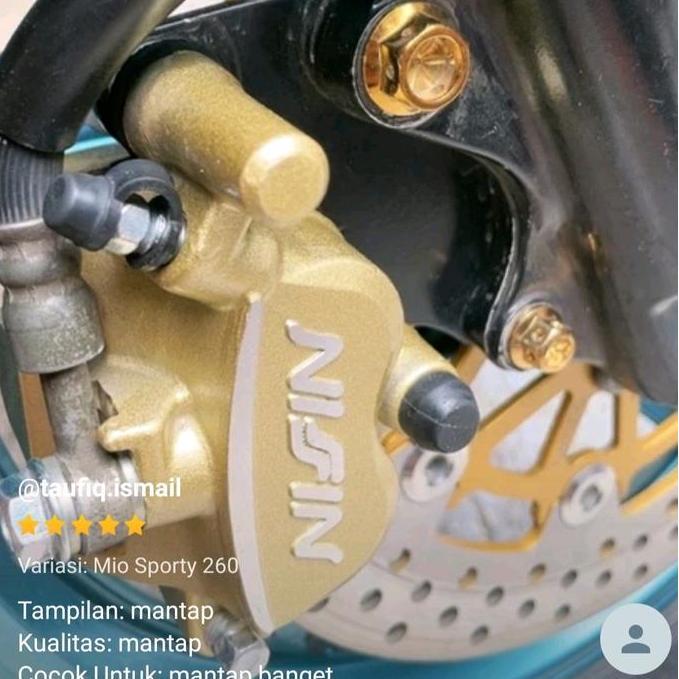 Breket Kaliper Besi Samurai Rcb S1 Mio Sporty Disc 220Mm 260Mm Breket Disc 220Mm 260Mm Mio Sporty Mo