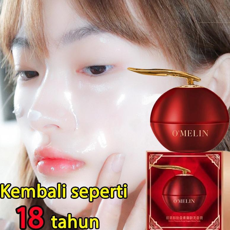 NEW OMelin Cream Retinol Royal Dragon Blood Pencerah, Pemutih Dan Pelembab Muka/omelin cream apel or