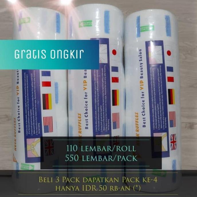 HARGA GROSIR - Neck Paper / Tissue Leher / Neck Ruffle Barber