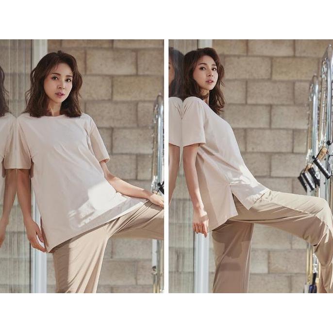 HARGA TERBAIK - [Minne] STL Fresh Light Air Overfit Short Sleeve / Atasan Lengan Pendek STL