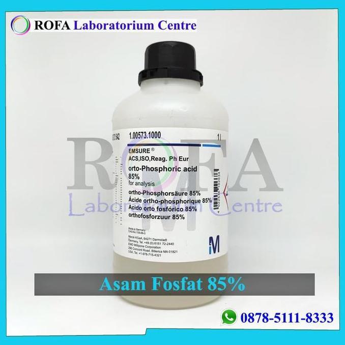 Asam Fosfat / Phosphoric Acid / H3PO4 Pro Analis Merck 1000 mL
