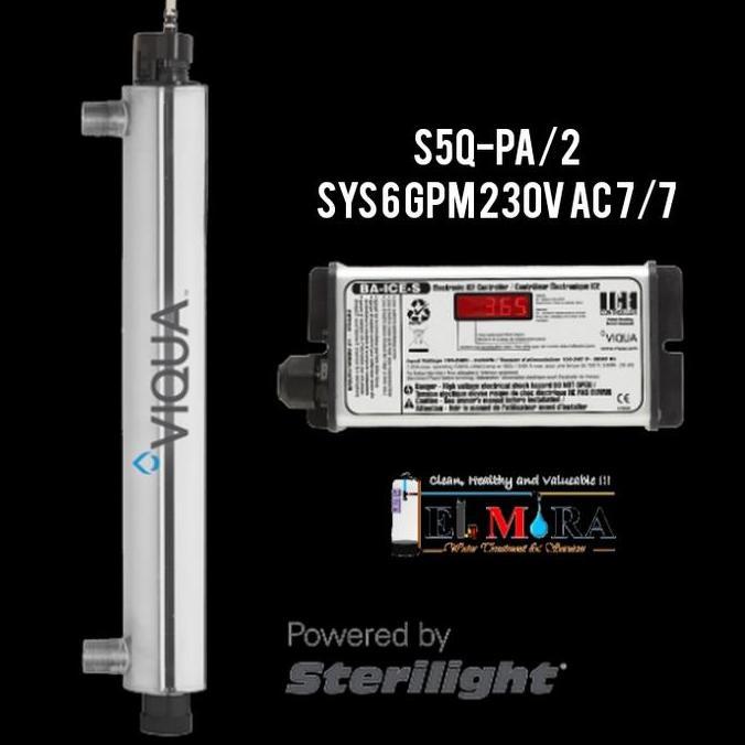 Ultraviolet UV Viqua 6 GPM S5Q-PA/2