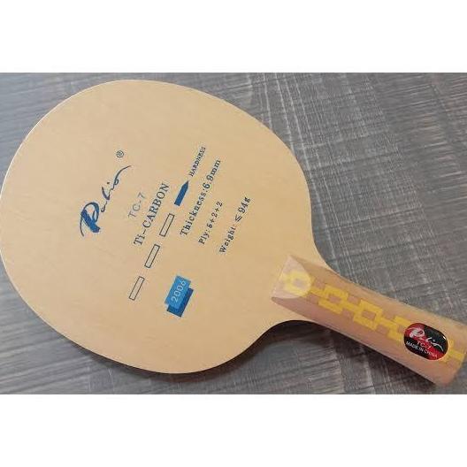 HARGA DISC - KAYU BET TENIS MEJA PALIO TC 7 TITANIUM CARBON ORIGINAL