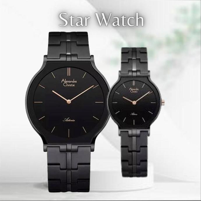 Terlaris Jam Tangan Alexandre Christie 8410 Couple