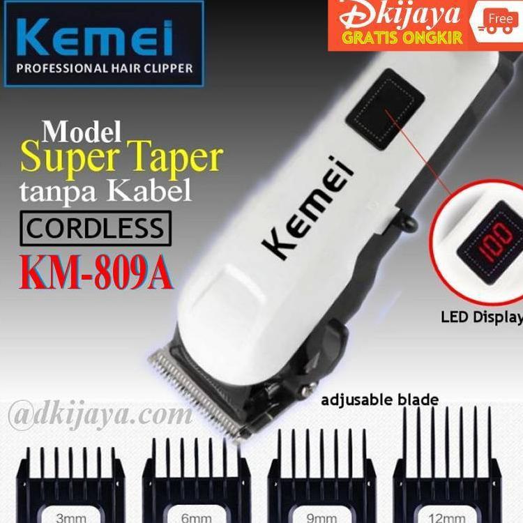NEW KEMEI KM 809A - ALAT CUKUR CUKURAN RAMBUT LED DISPLAY KEMEI 809 KM809A KM-809A KM809B DIGITAL OR